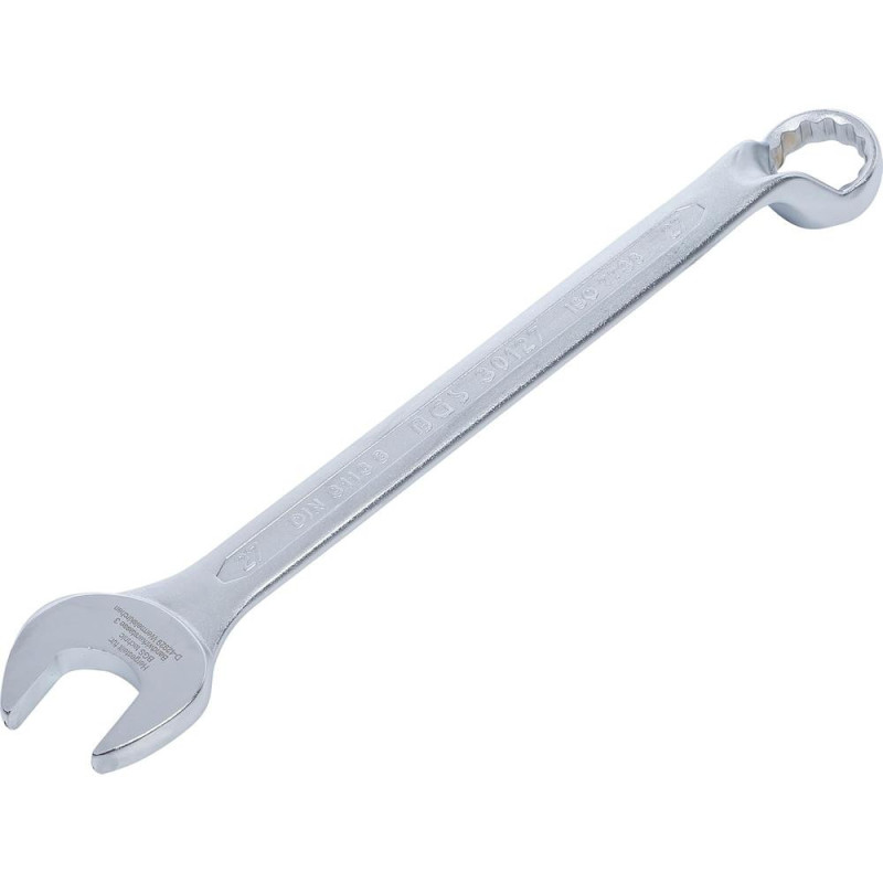 Clé Mixte Coudée 27 mm - Acier Résistant - Prise Ferme et Durable - BGS