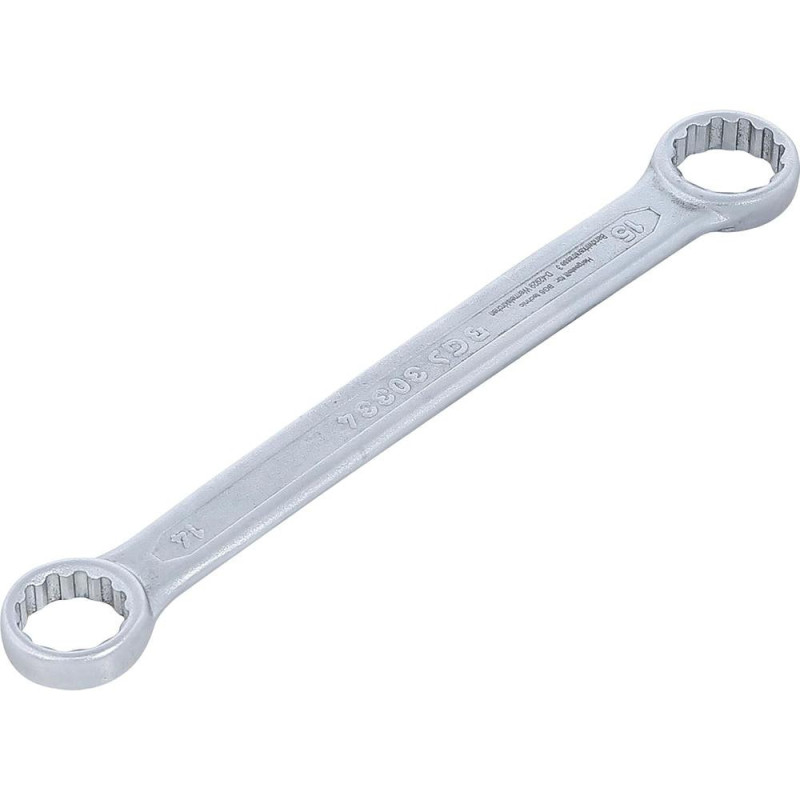 Clé Polygonale Double Embouts Extra Plate 14x15 mm - Acier Résistant - Précision et Maniabilité - BGS