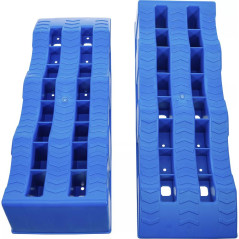 Jeu de Rampes d Accès Plastique Extra Hautes - 2 Pièces - Robustes et Faciles à Utiliser - BGS