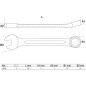 Clé Mixte 8 mm - Acier, Précision et Robustesse - BGS