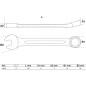 Clé Mixte 10 mm - Acier, Usage Polyvalent - - BGS