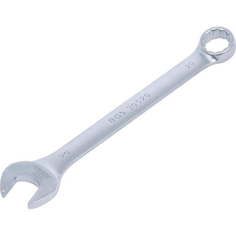Clé Mixte 20 mm - Acier Résistant - Outil Polyvalent et Durable, Pro - D-Work
