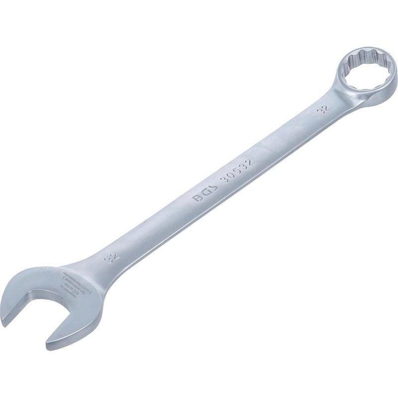 Clé Mixte 32 mm - Acier Résistant - Outil de Serrage Polyvalent - BGS