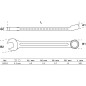 Clé Mixte 4,5 mm - Acier, Précision et Robustesse, Zones Difficiles - D-Work