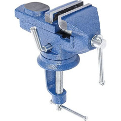 Étau de Table avec Enclume - Mâchoires 60 mm - Fixation Stable et Précise, Acier Robuste - D-Work