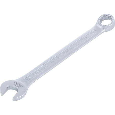 Clé Mixte 12 mm - Acier, Précision et Robustesse, Zones Difficiles - D-Work