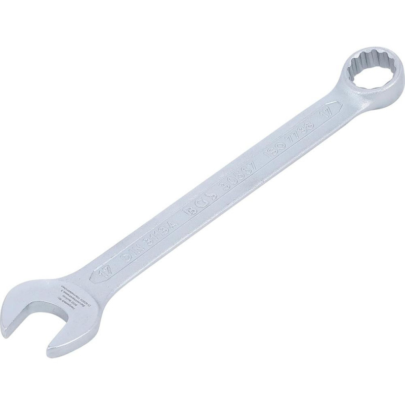 Clé Mixte 17 mm - Acier, Usage Polyvalent - Prise Ferme et Durable - BGS