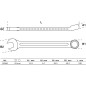 Clé Mixte 18 mm - Acier Résistant - Outil Polyvalent et Durable, Pro - D-Work