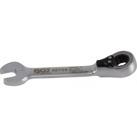 Clé Mixte à Cliquet Courte Réversible 9 mm - - Précision et Maniabilité - BGS