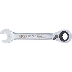 Clé Mixte à Cliquet Courte Réversible 8 mm - - Précision et Maniabilité - BGS
