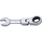 Clé Mixte à Cliquet Courte Réversible 15 mm - - Précision et Maniabilité - BGS