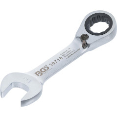 Clé Mixte à Cliquet Courte Réversible 16 mm - Précision et Maniabilité - BGS
