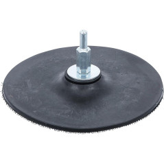 Plateau Caoutchouc D.125 mm - Résistant et Antidérapant - D-Work