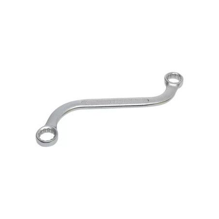 Clé Polygonale Double en S 14 x 15 mm - Douze Pans - Précision et Robustesse - Acier, Zones Difficiles - D-Work