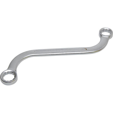 Clé Polygonale Double en S 16 x 17 mm - Douze Pans - Précision et Robustesse, Acier, Zones Difficiles - D-Work