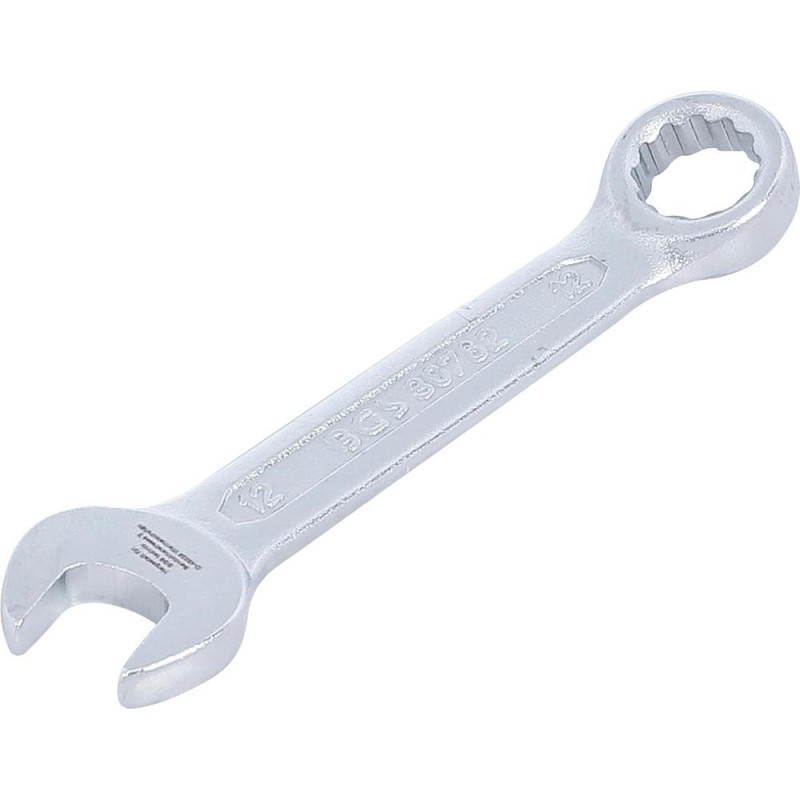 Clé Mixte Extra Courte 12 mm - Acier Résistant - Précision et Maniabilité, Zones Difficiles - D-Work Clé Mixte Extra Courte 12 mm - Acier Résistant - Précision et Maniabilité, Zones Difficiles - D-Work