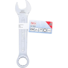 Clé Mixte Extra Courte 13 mm - Précision et Maniabilité, Zones Difficiles - Acier Résistant - D-Work