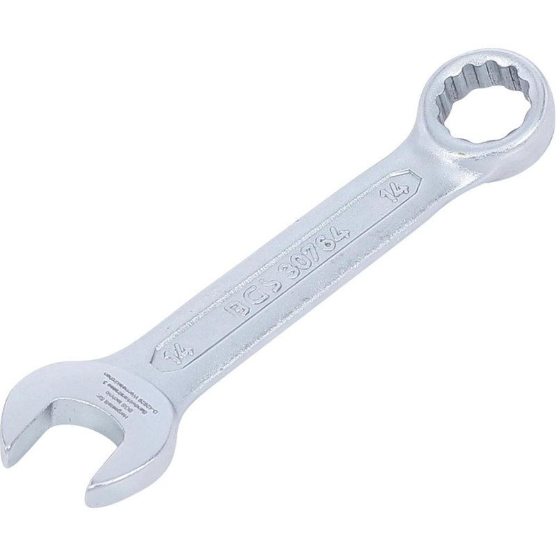 Clé Mixte Extra Courte 14 mm - Acier Résistant - Précision et Maniabilité - BGS