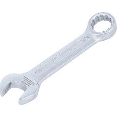 Clé Mixte Extra Courte 15 mm - Précision et Maniabilité, Zones Difficiles, Acier Résistant - D-Work