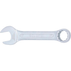 Clé Mixte Extra Courte 17 mm - Précision et Maniabilité, Zones Difficiles - Acier Résistant - D-Work