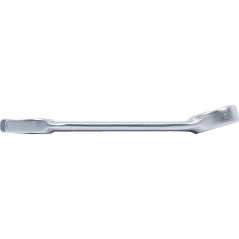 Clé Mixte Extra Courte 15 mm - Acier Résistant - Précision et Maniabilité, Zones Difficiles - D-Work