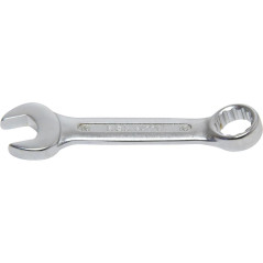 Clé Mixte Extra Courte 16 mm - Précision et Maniabilité, Zones Difficiles - Acier Résistant - D-Work