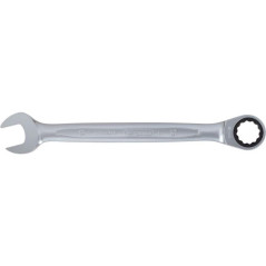 Clé Mixte Extra Courte 16 mm - Acier Résistant - Précision et Maniabilité, Zones Difficiles - D-Work