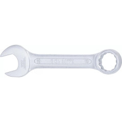 Clé Mixte Extra Courte 19 mm - Précision et Maniabilité, Zones Difficiles, Acier Résistant - D-Work