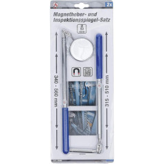 Jeu d Aimants de Levage et Miroir d Inspection 2 pièces - Pratique et Polyvalent - BGS