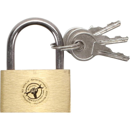 Cadenas en Laiton 30 mm - Compact et Sécurisé - - BGS