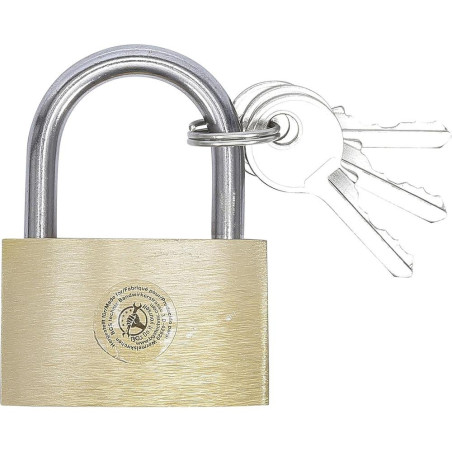 Cadenas en Laiton 40 mm - Résistant et Sécurisé, Pro - D-Work