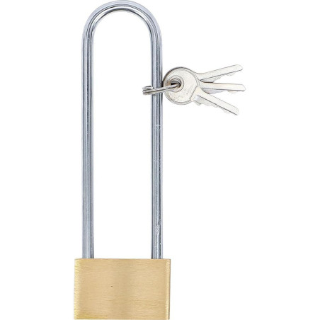 Cadenas en Laiton Arceau Extrahaut 40 mm - Résistant et Sécurisé, Pro - D-Work