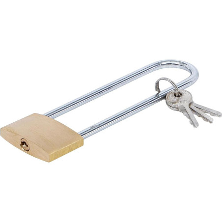 Cadenas en Laiton Arceau Extrahaut 40 mm - Résistant et Sécurisé, Pro - D-Work