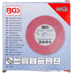 Disque Abrasif 100x3,2x10 mm Haute Performance et Précision - BGS