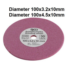 Disque Abrasif 100x3,2x10 mm Haute Performance et Précision - BGS
