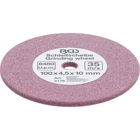 Disque Abrasif 100x4,5x10 mm - - Haute Performance et Précision - BGS