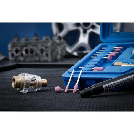 Coffret d Accessoires de Meulage Micro 17 pcs - Polyvalent et Précis, Acier, Zones Difficiles - D-Work