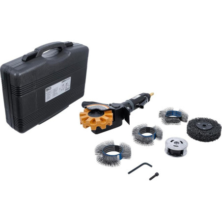 Coffret Ponçeuse/Polisseuse Pneumatique avec Accessoires - Polyvalence et Performance - BGS