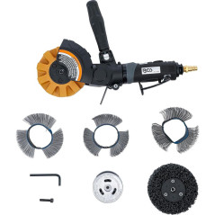 Coffret Ponçeuse/Polisseuse Pneumatique avec Accessoires - Polyvalence et Performance, Pro - D-Work