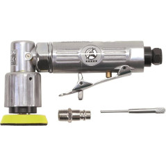 Ponceuse-Meuleuse d Angle Orbitale 15,2x6,7x19,8 cm - Air Comprimé, Puissante et Précise - BGS