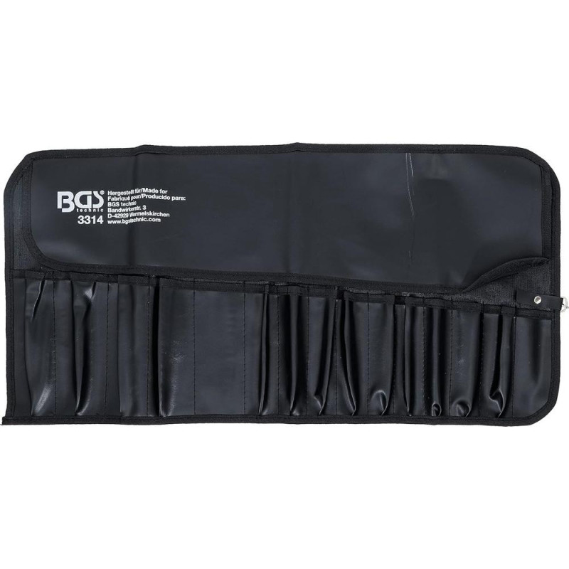 Pochette Flexible de Rangement Outils 15 Compartiments 660x320 mm - Vide, Pratique et Organisée - BGS