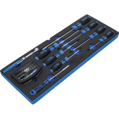 Insert 41 Pièces pour Tournevis et Aimant de Levage - Jeu d Embouts Complet - Précision et Praticité - BGS