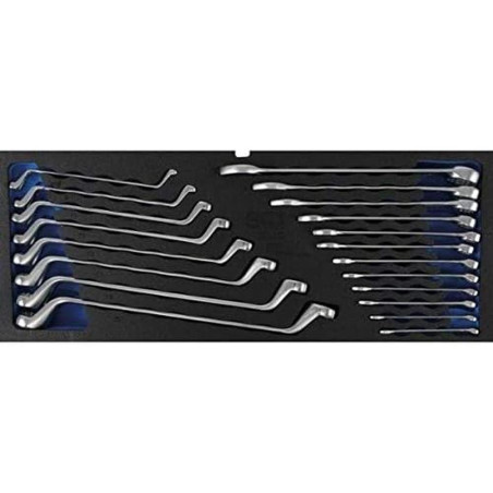 Insert pour Jeu de Clés Mixtes 20 pcs - Outils Précis et Durables, Acier, Pro - D-Work