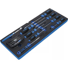 Insert 41 Pièces pour Tournevis et Aimant de Levage - Jeu d Embouts Complet - Précision et Praticité - BGS