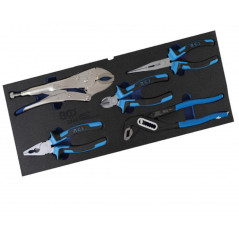Insert pour Jeu de Pinces 5 Pièces - - Accessoire de Précision et Durabilité - BGS