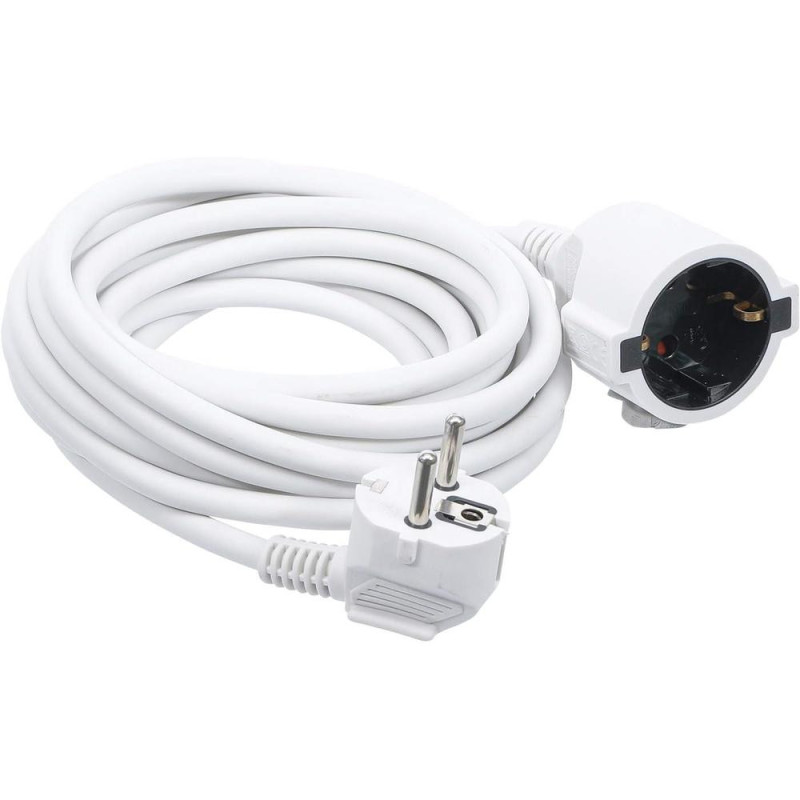 Câble de Rallonge 5 m - 3 x 1,5 mm² - Protection IP20 - Usage Électrique Sécurisé - BGS