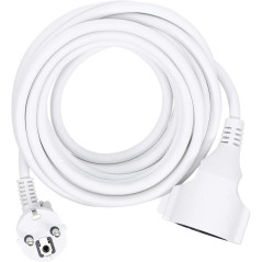 Câble de Rallonge 5 m - 3 x 1,5 mm² - Protection IP20 - Usage Électrique Sécurisé - BGS