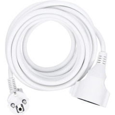 Câble de Rallonge 5 m - 3 x 1,5 mm² - Protection IP20 - Usage Électrique Sécurisé - BGS