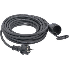 Câble de Rallonge 5 m - 3 x 1,5 mm² - Protection IP20 - Usage Électrique Sécurisé - BGS