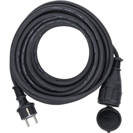 Câble de Rallonge 20 m 3 x 1,5 mm² - IP44 - Usage Extérieur et Sécurité Électrique - BGS